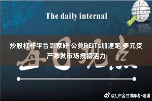 炒股杠杆平台哪家好 公募REITs加速跑 多元资产激发市场投资活力