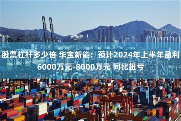 股票杠杆多少倍 华宝新能：预计2024年上半年盈利6000万元-8000万元 同比扭亏