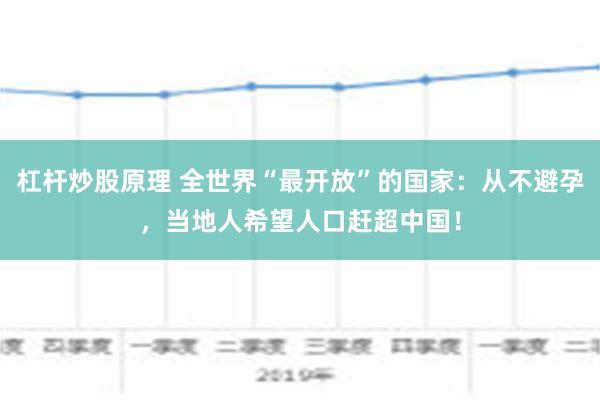 杠杆炒股原理 全世界“最开放”的国家：从不避孕，当地人希望人口赶超中国！